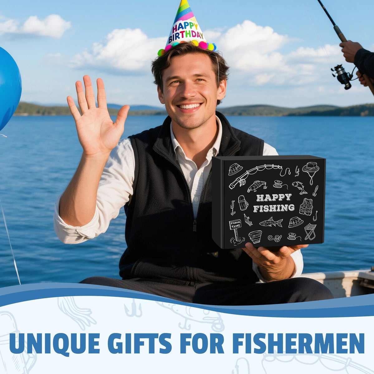 Launrada gift set bundles six practical fishing items for anglers.