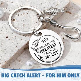 Launrada greeting card adds a personal touch to a fishing gift.