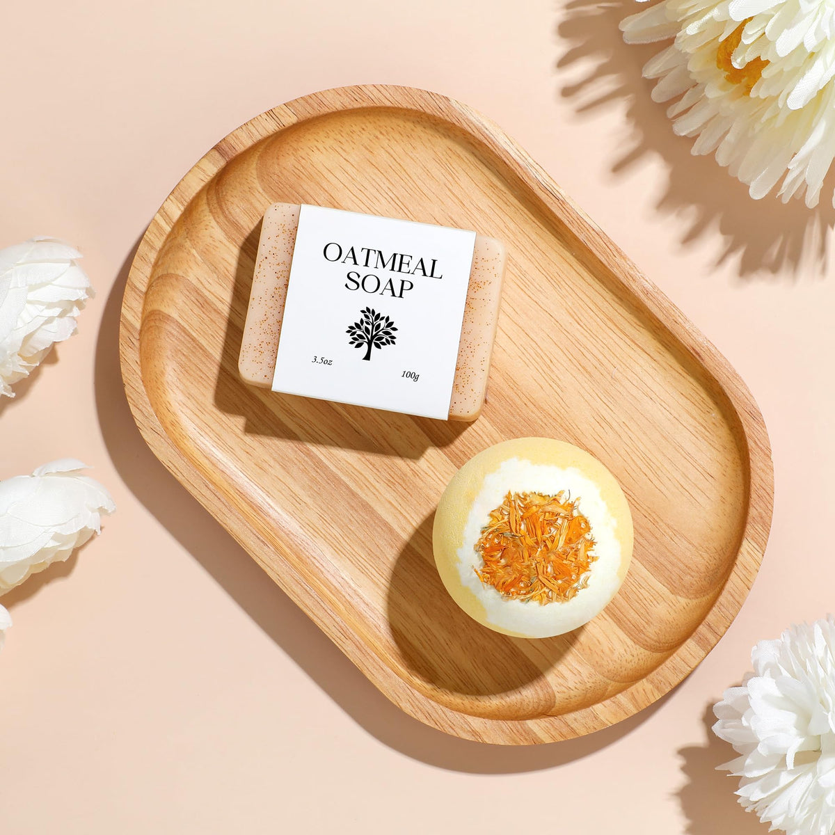 Launrada relaxing bath bombs for soothing self-care during grief.