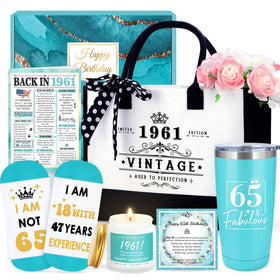 Launrada tote bag with chic 65th design for everyday use and gifting