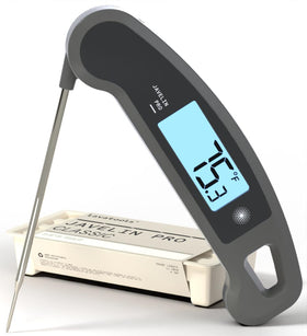 Lavatools Javelin PRO Classic with glove-friendly display for quick grill temperature checks.