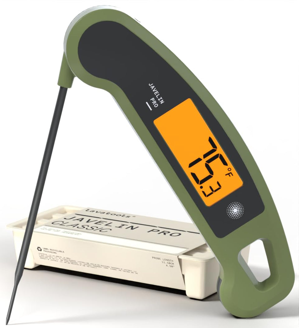 Lavatools Javelin PRO Classic backlit display for easy reading in low light.