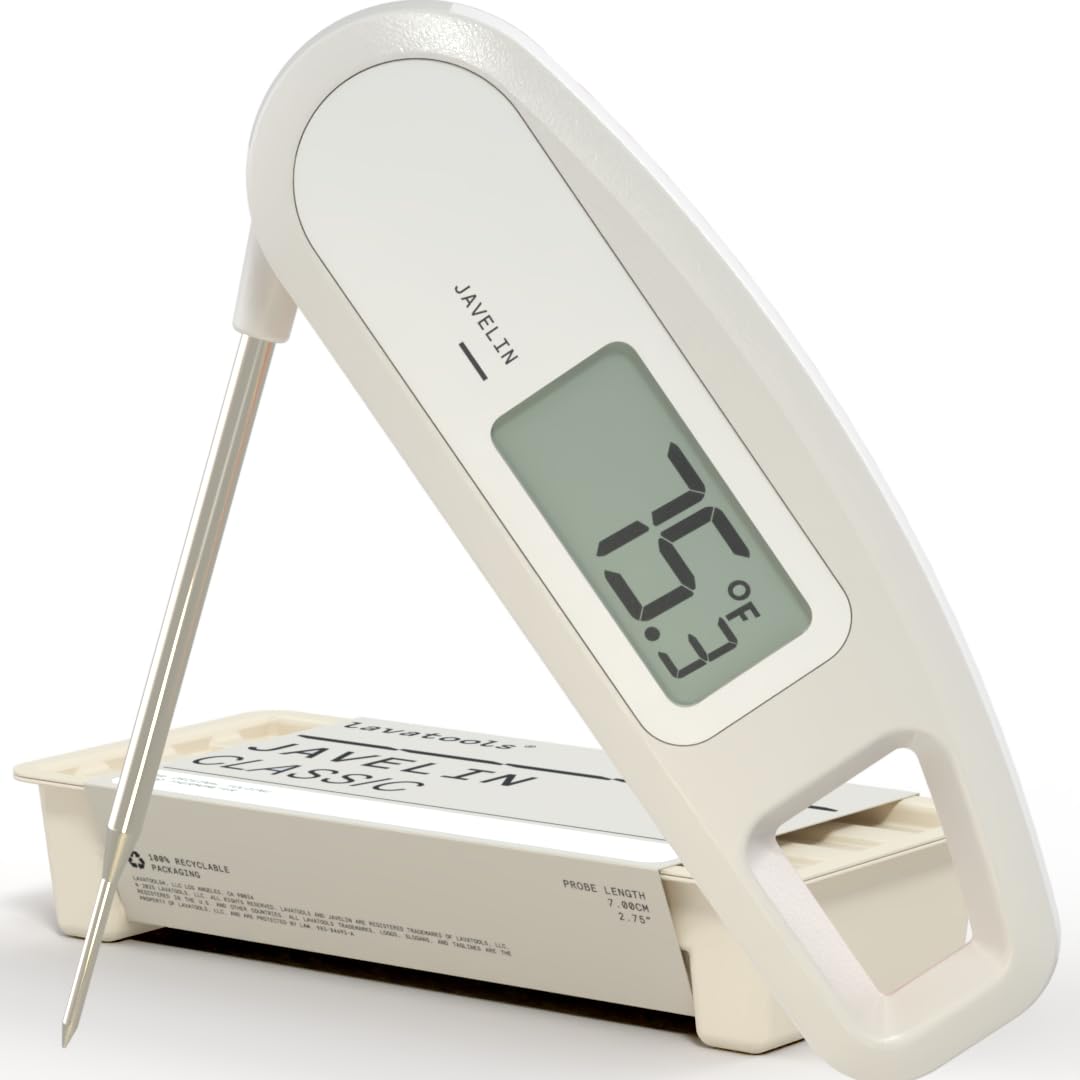 Lavatools Javelin quick-readout display for precise grill temperatures.