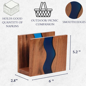 LAVAUK kitchen organization napkin holder, keeps counters tidy during meals.