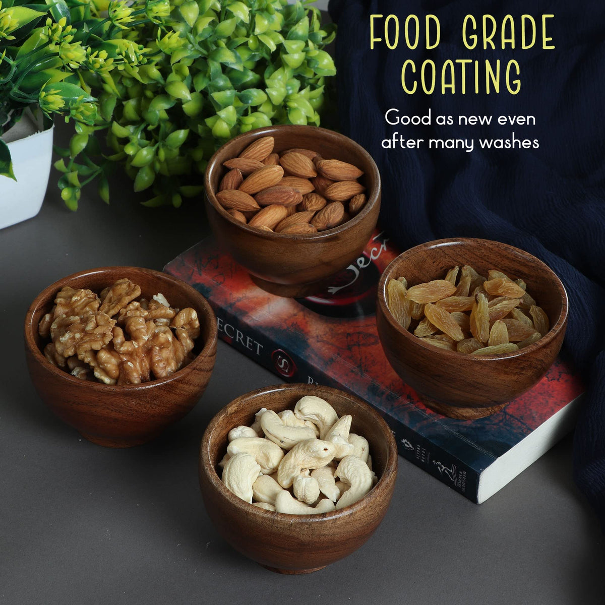 Lavaux Designs gift-ready acacia bowls, perfect for hostess gifts.