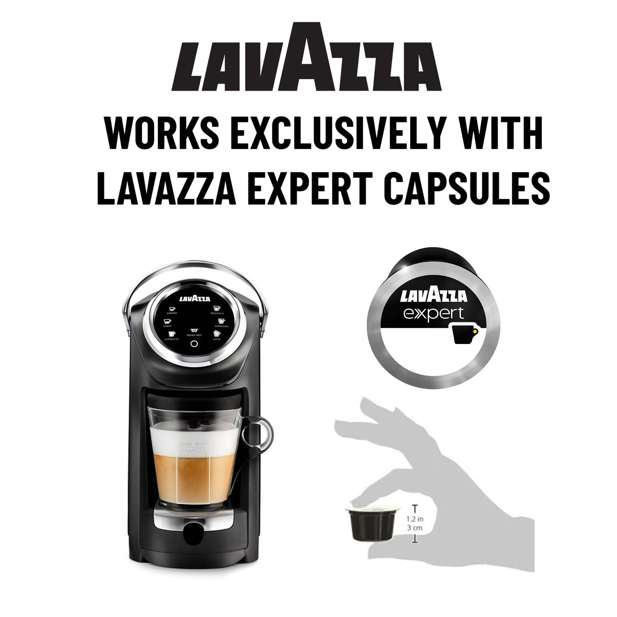 Lavazza Classy Plus capsule compatibility with Expert and Blue capsules