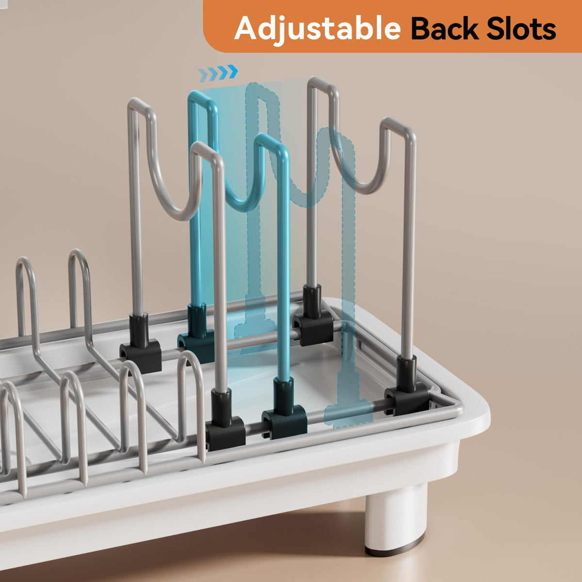 Laveshop adjustable rear dividers customize spacing for lids and small pans