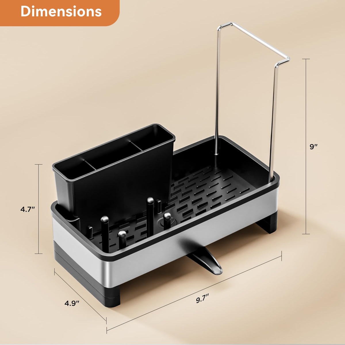 Laveshop compact design fits narrow countertops while keeping essentials organized.