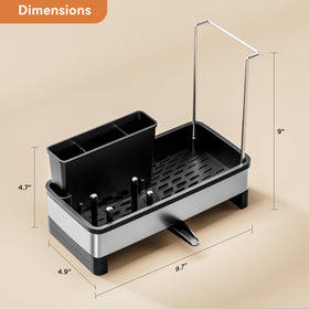 Laveshop compact design fits narrow countertops while keeping essentials organized.