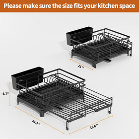 Laveshop Dish Drying Rack easy to assemble without extra tools