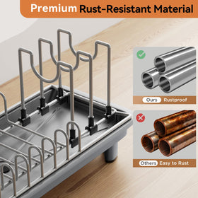 Laveshop rack with rust-resistant coating and easy wipe-clean surface