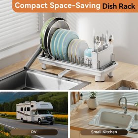Laveshop drainboard with water channel directs moisture to sink