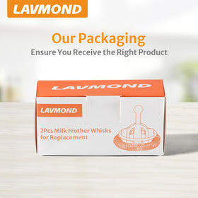 Lavmond two-pack whisks for Aeroccino replacement kits
