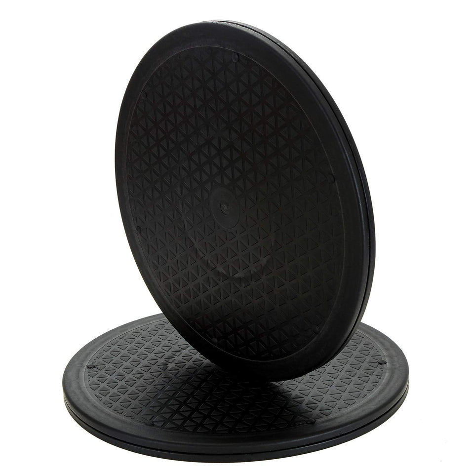 Lawei 12-inch heavy-duty swivel stand with two-pack design for easy reach.