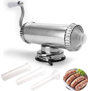 Lawei 2lbs sausage stuffer horizontal design for secure, mess-free stuffing.