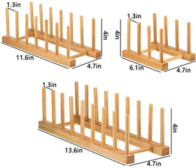 Lawei medium 6-slot rack keeping standard plates organized and dry.
