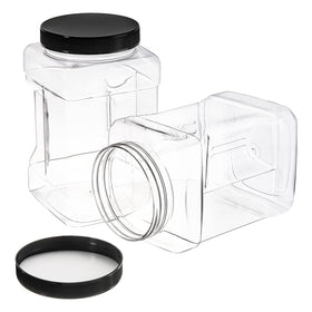 Lawei clear jar shows contents with a side-grip for easy handling.