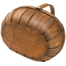 Lawei heavy-duty handled basket ideal for presenting breads and snacks.