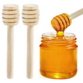 Lawei honey dipper pours honey from a jar with precision