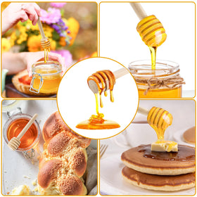 Lawei honey dipper with tea for gentle sweetness