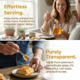 Lawei clear design showcases honey color while complementing any countertop.