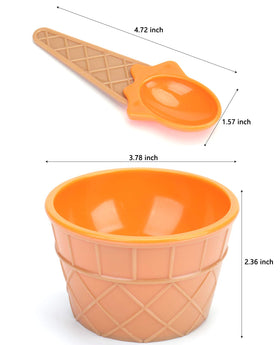 Lawei ice cream spoons 24 pieces for easy servings
