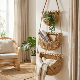 Lawei versatile hanging storage for closets, living rooms, or bedrooms.