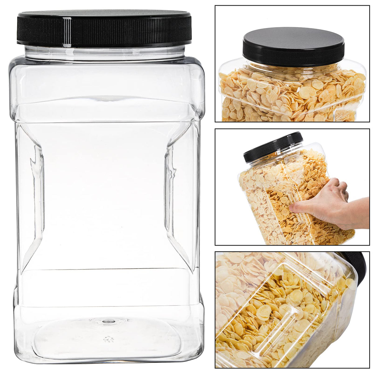 Lawei screw-on lid with foam liner for an airtight seal。
