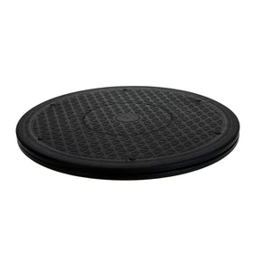 Lawei turntable supports up to 55 lbs with stability.