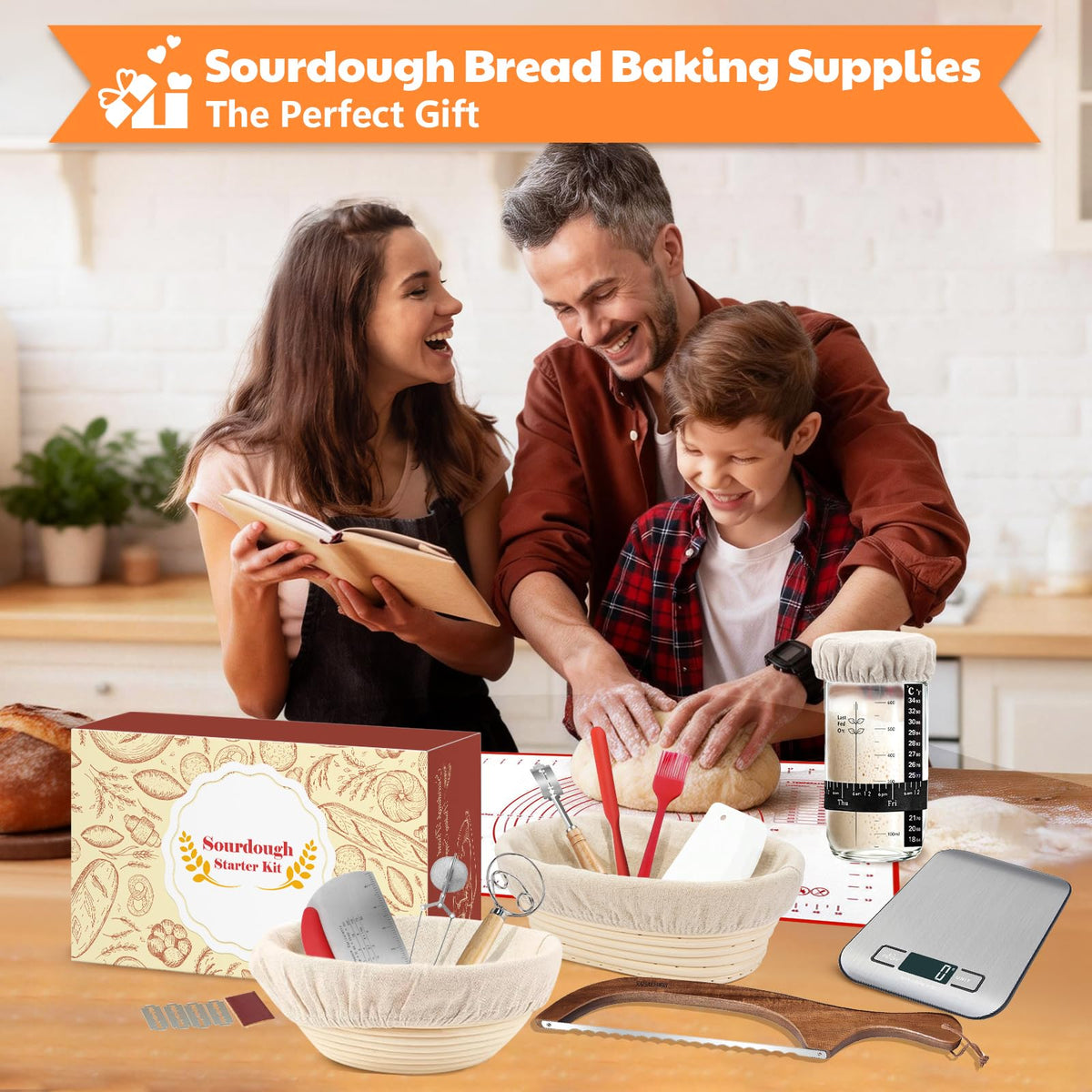 LAWFYMORI complete bread kit accessories ideal for beginners
