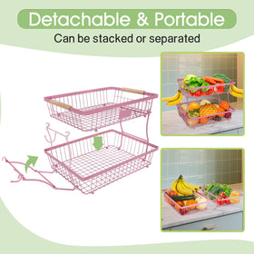 Lawhood-Mijin banana hangers provide convenient fruit support on the stand