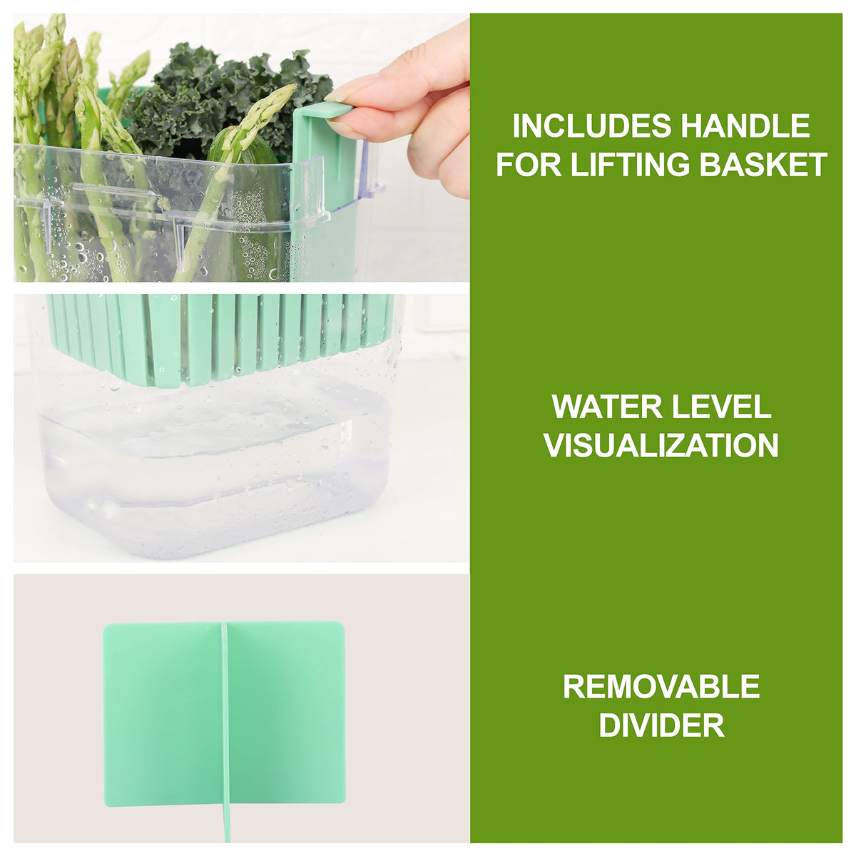 LAWNFUL herb keeper with bright color options to decorate your kitchen.