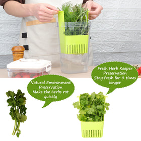 LAWNFUL inner basket with handles for easy lifting and minimizing mess.