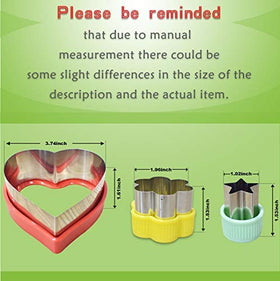 LAXIZAR small 1-2inch cutters for tiny bites