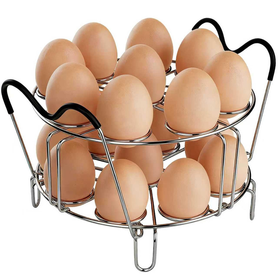 LayaVilla stackable egg steamer rack for 6qt and 8qt Instant Pot