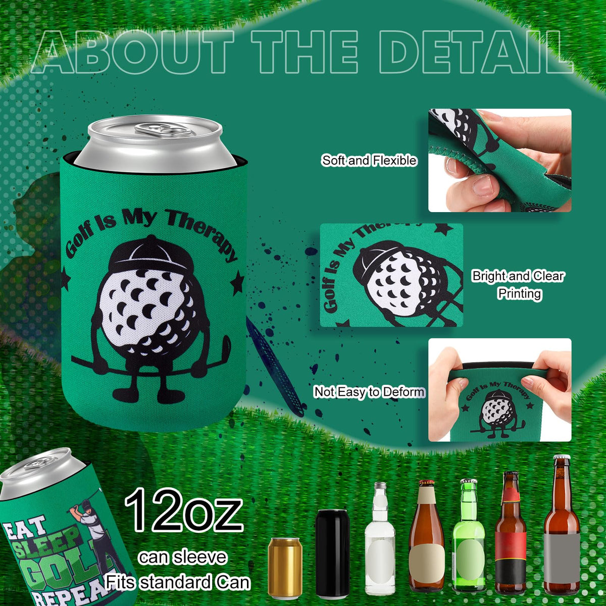 Layhit neoprene party decor doubles as practical drink holders during celebrations.