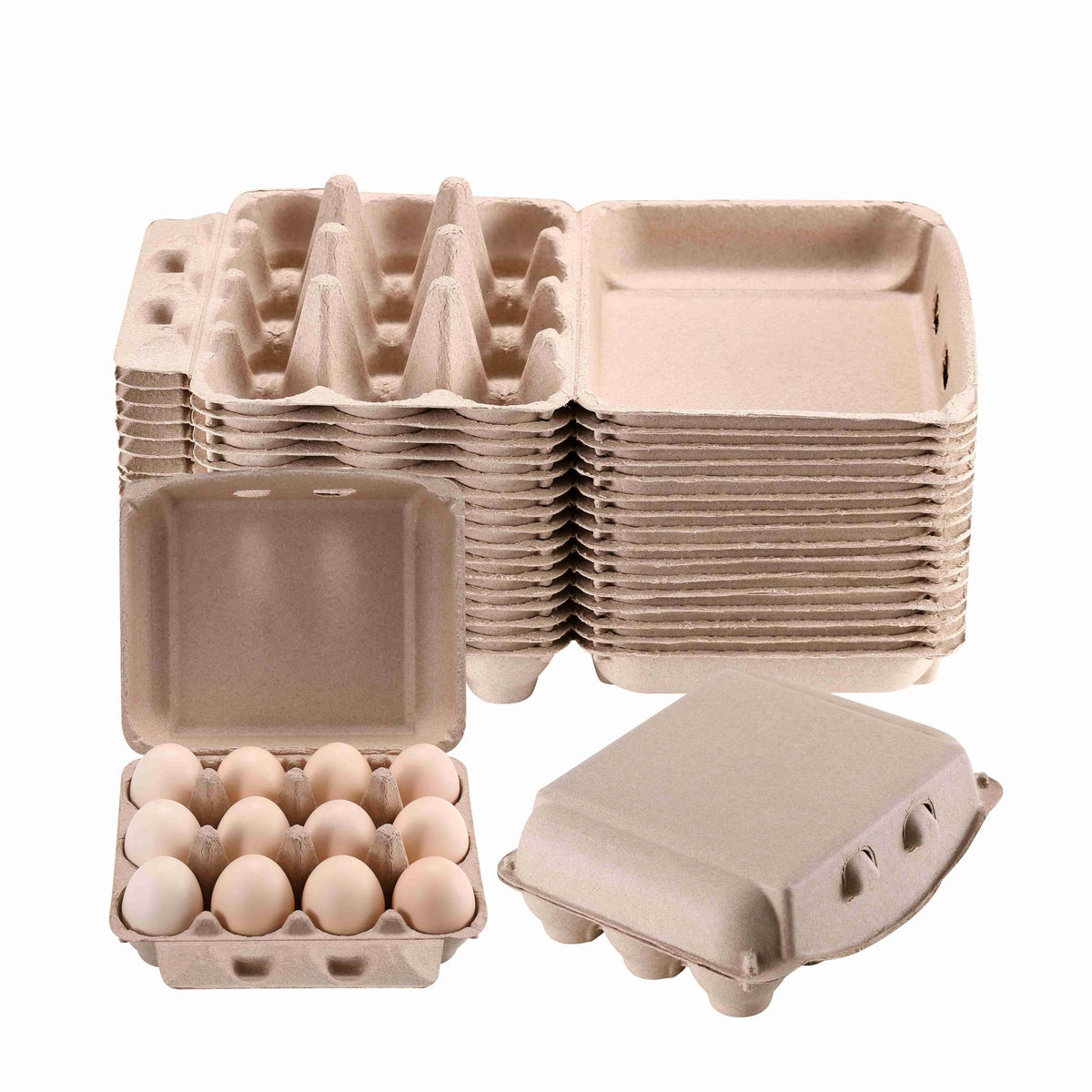 LayHyand 7-5x6-3x2-6-inch carton fits up to 12 eggs.