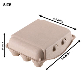 LayHyand blank-top egg cartons ready for custom logos and messages.