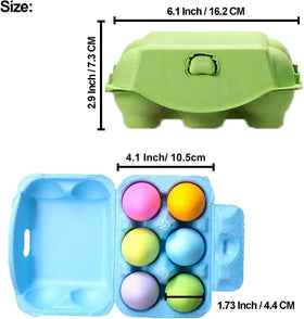 LayHyand compact 6-egg storage box fits standard chicken eggs