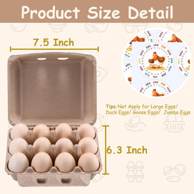 LayHyand logo-ready egg carton for custom branding at markets.