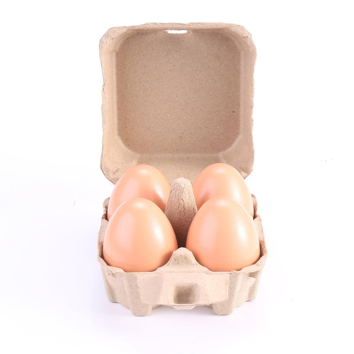 LayHyand sturdy kraft 4ct cartons with thick cardboard for durability.