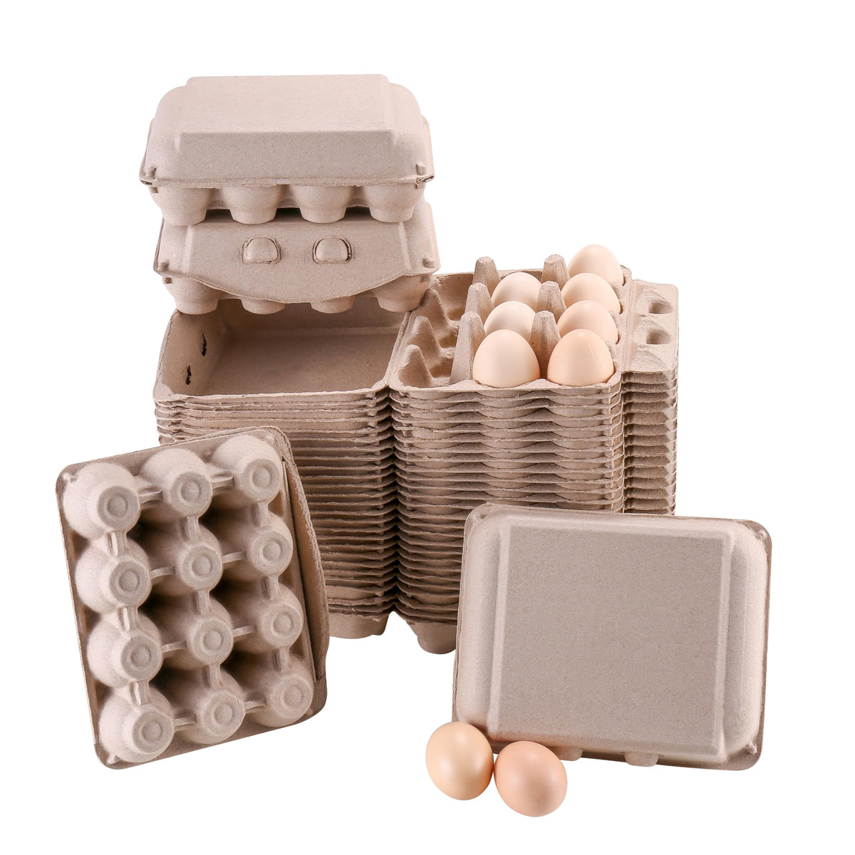 LayHyand humidity-absorption cartons keep eggs dry and fresh.