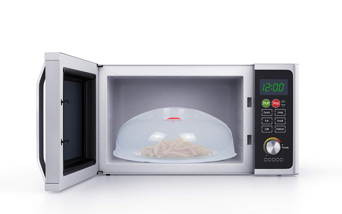 Layron dishwasher-safe cover cleans quickly after meals.
