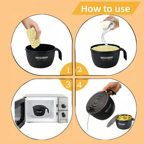 Layron BPA-free dishwasher-safe ramen bowl withstands -20 C to 100 C