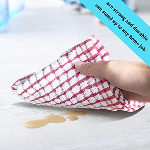 LAZI brown plaid towel: reinforced hem to prevent fraying
