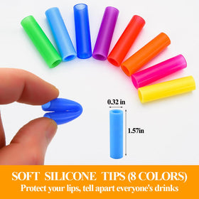 Lazycorner dishwasher-safe stainless steel straws for durable daily use