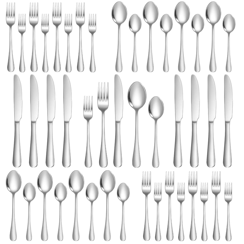 Lazycorner 40-piece dinner knife for elegant everyday dining.