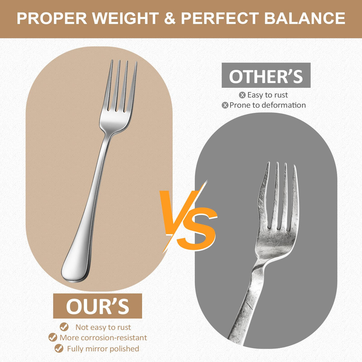 Lazycorner 40-piece dinner spoon ideal for soups and formal meals.