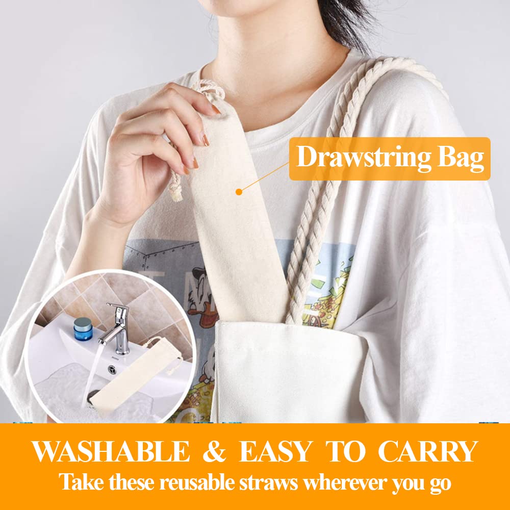 Lazycorner travel case keeps the rainbow straw set organized on the go