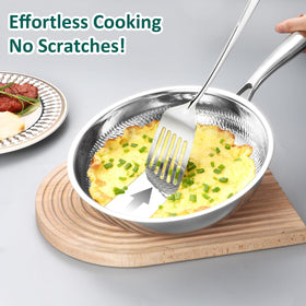 Lazycorner meat fork provides secure grip while handling meats